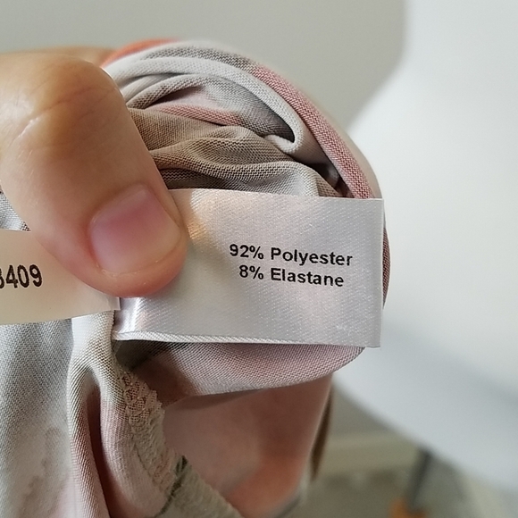 Boston Proper Orange, Cream, Brown Top - Picture 8 of 8